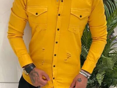 Jeans-Hemd yellow